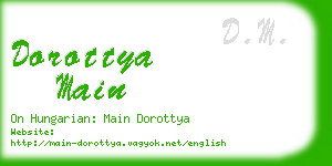 dorottya main business card